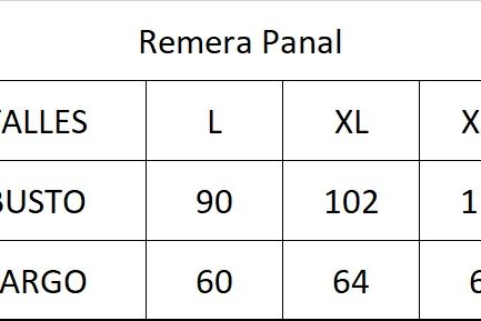 Remera panal