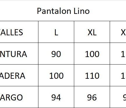 Pantalon lino con cordon