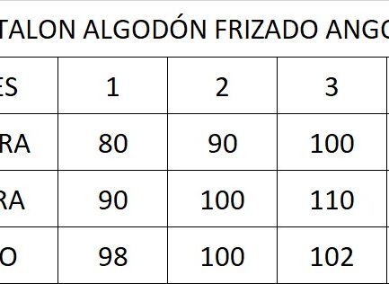 Pantalon algodon frizado angosto