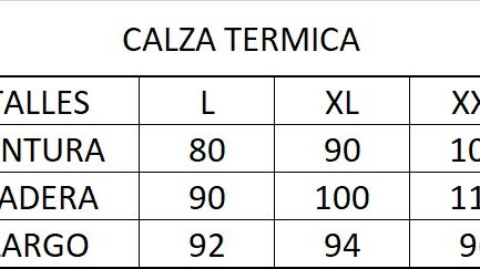 Calza termica chupin