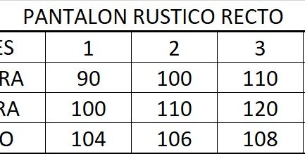 Pantalon rustico recto