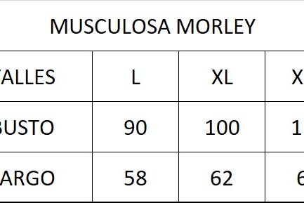 Musculosa morley viscosa