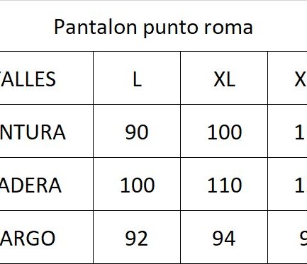OFERTA Pantalon punto roma