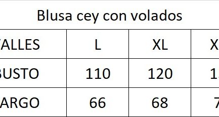 Blusa cey con volados OFERTA