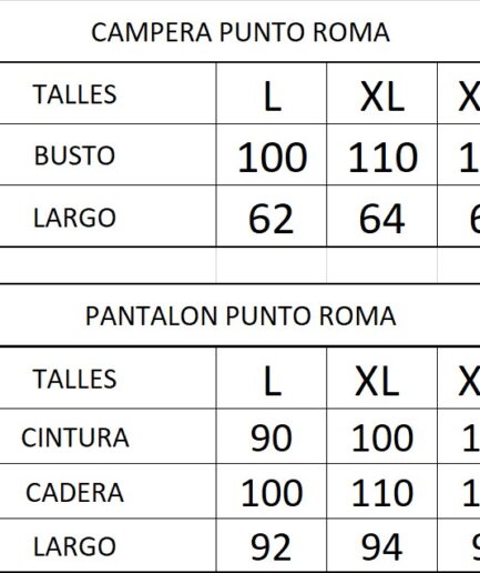 OFERTA Conjunto punto roma