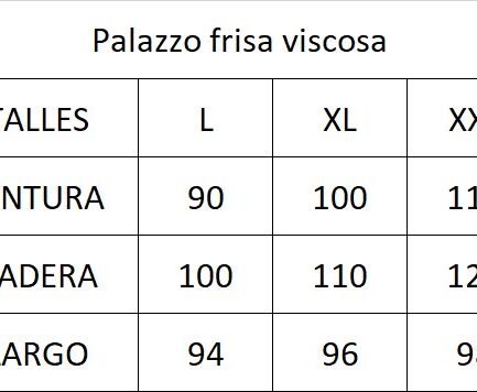 Palazzo frisa viscosa