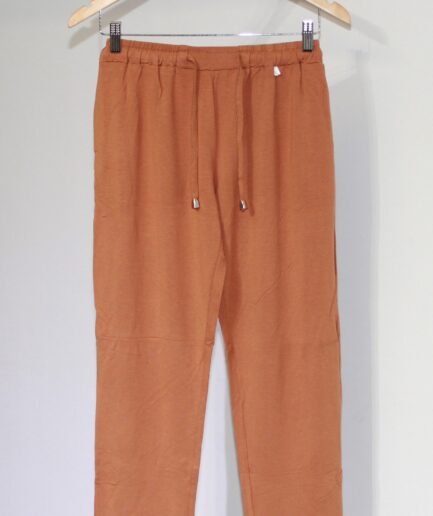 Pantalon rustico viscosa angosto camel OFERTA