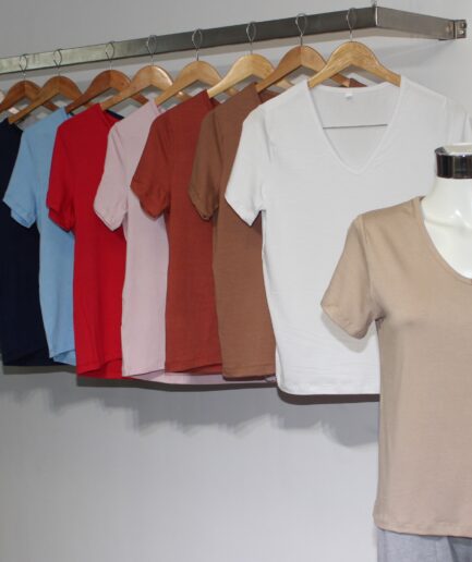 Remera modal viscosa V