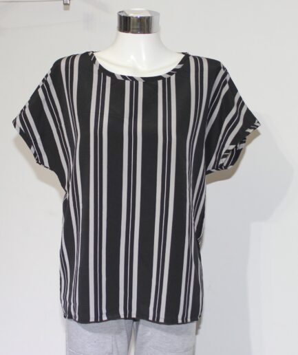 Blusa crep rayado 001 OFERTA