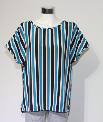 Blusa crep rayado 002 OFERTA