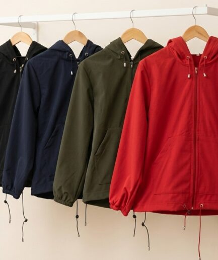 Campera rompeviento frizado