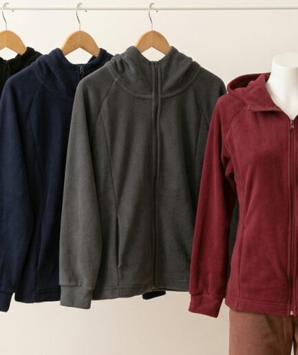 Campera micropolar con capucha