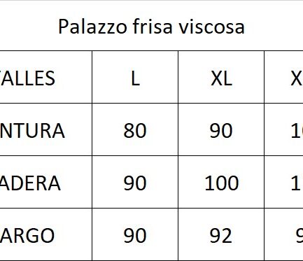 OFERTA Palazzo frisa viscosa