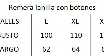 Remera lanilla con botones
