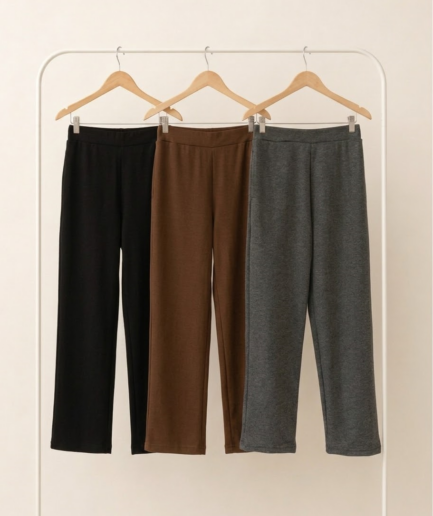Pantalon rustico viscosa recto