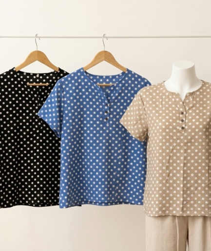 Blusa emilia lunares